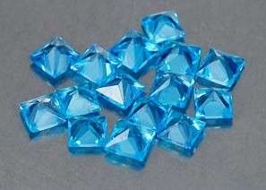 SWISS BLUE TOPAZ squares - sold individually
