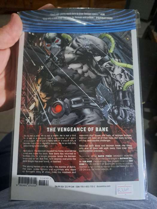 Batman Vol.1 I Am Bane ( Rebirth) [ISBN 9781401271312] (DC)