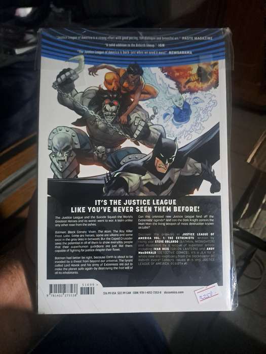DC Universe Rebirth Justice League Of America vol.1 The extremists [ISBN 9781401273538] (DC)