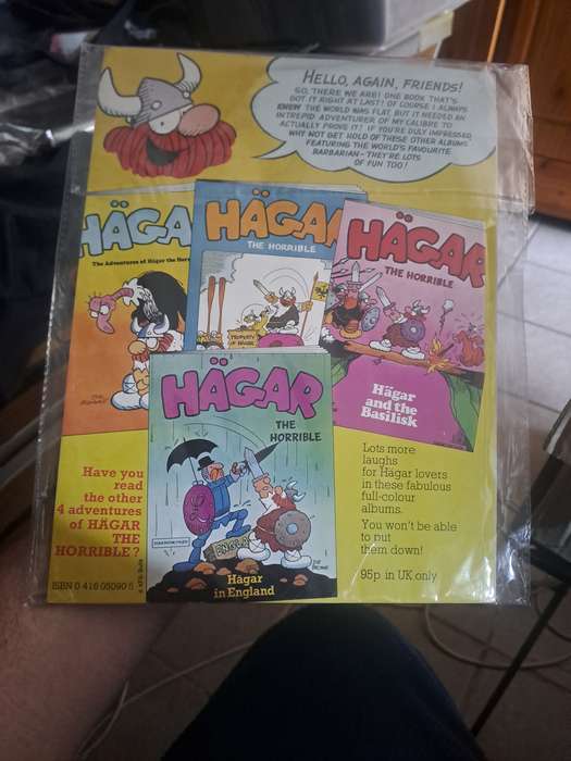 Hägar The Horrible  The World Is Flat [ISBN 0416050905] (Egmont/ Methuen)