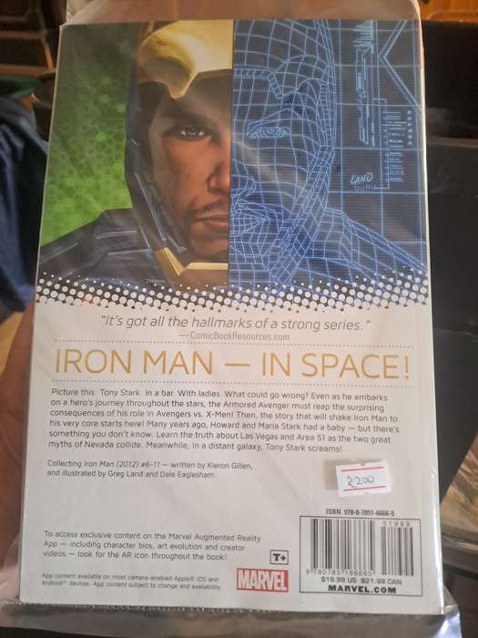 Iron Man "A Fresh Start The Secret Origin Of Tony Stark Book.1 [ISBN 9780785166665] (Marvel)
