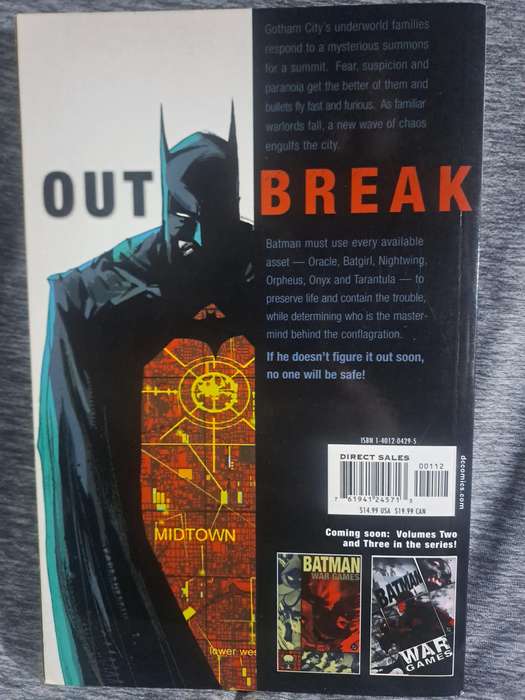 Batman War Games Graphic Novel Set of 3 (DC Comics)