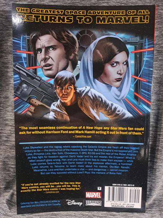 Star Wars Skywalker Strikes [ISBN 9780785192138](Marvel Comics)