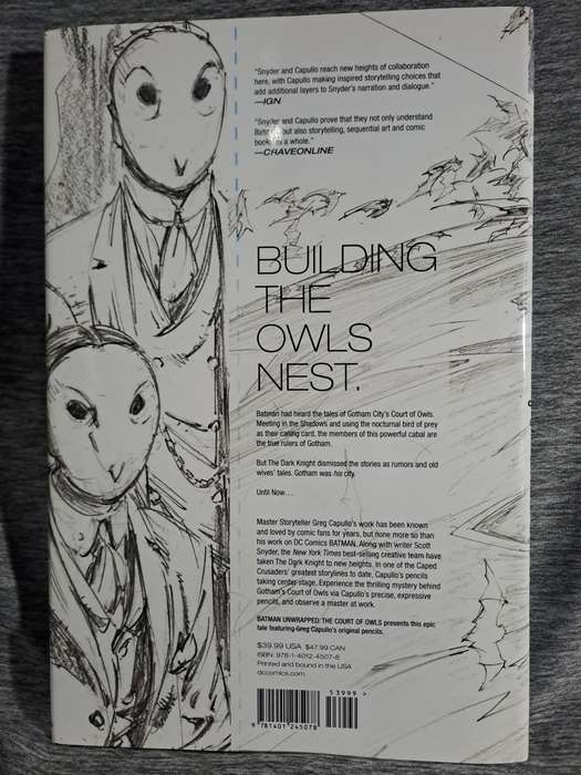 Batman Unwrapped The Court Of Owls [ISBN 9781401245078](DC Comics)