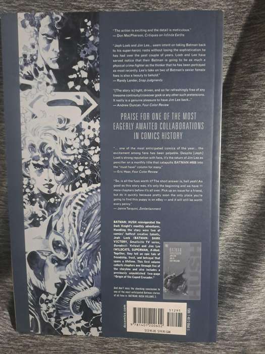 Batman Hush Vol.1 [ISBN 1401200605](DC Comics)