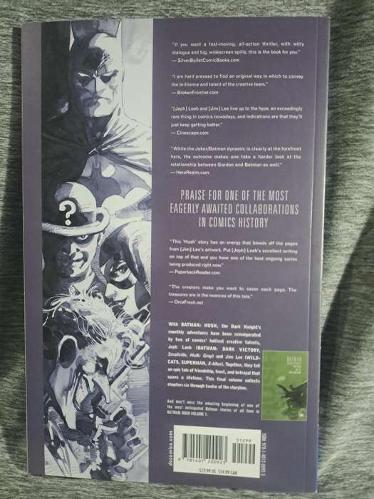 Batman Hush Vol.2 [ISBN 9781401200923](DC Comics)