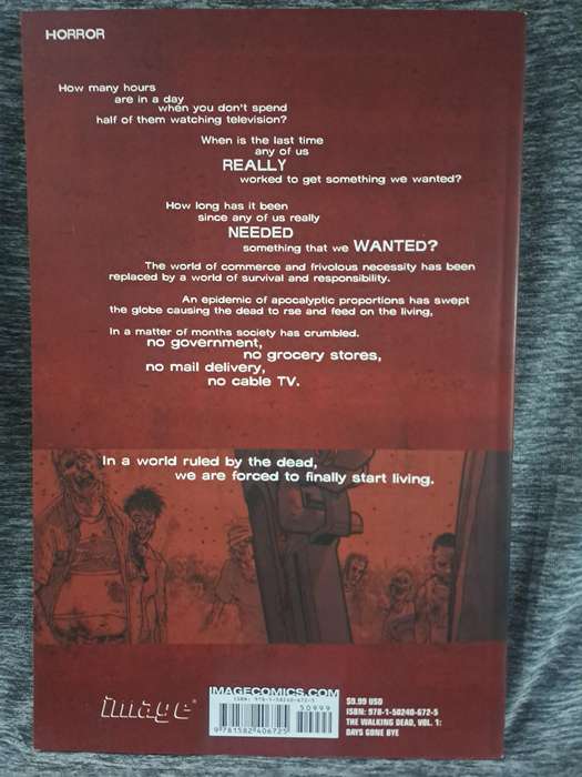 The Walking Dead Vol.1 Days Gone Bye [ISBN 9781582406725](Image Comics)