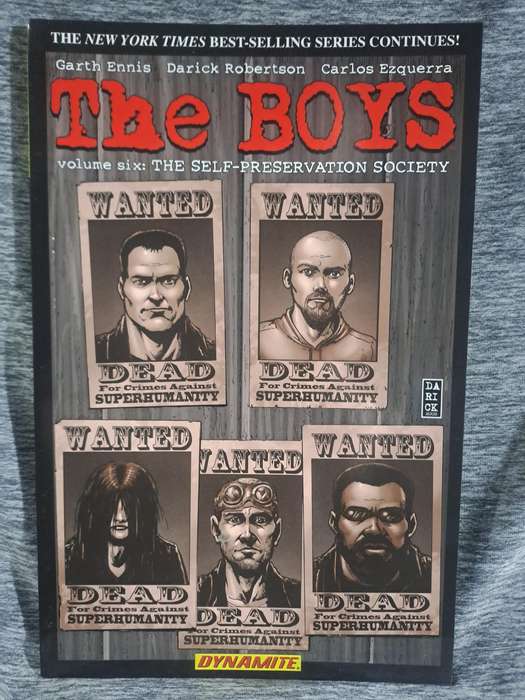The Boys Vol.6 The Self-preservation Society [ISBN 9781606901250](Dynamite Entertainment)