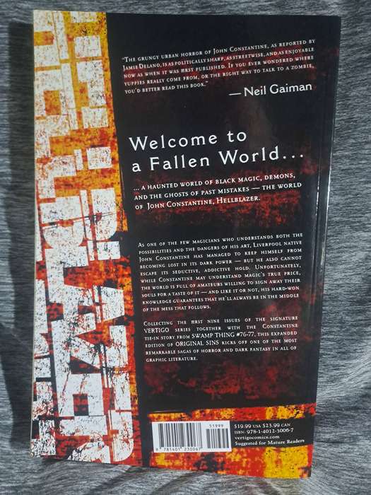 Hellblazer Vol.1 Original Sins [ISBN 9781401230067](Vertigo Comics)