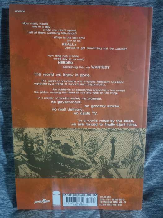 The Walking Dead Vol.20 All Out War Part 1 [ISBN 9781607068822](Image Comics)