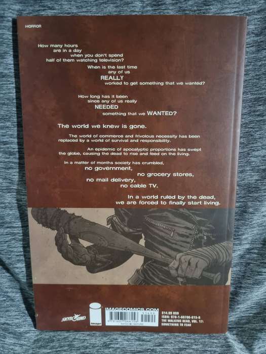 The Walking Dead Vol.17 Something To Fear [ISBN 9781607066156](Image Comics)