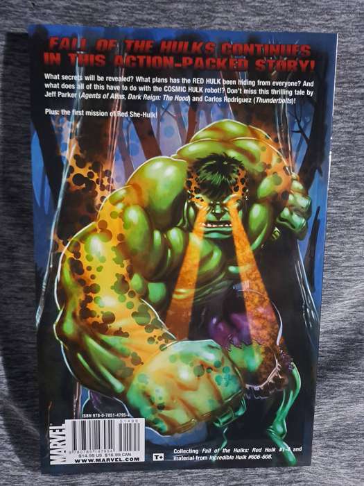 Hulk:Fall Of The Hulks Red Hulk [ISBN 9780785147954](Marvel Comics)