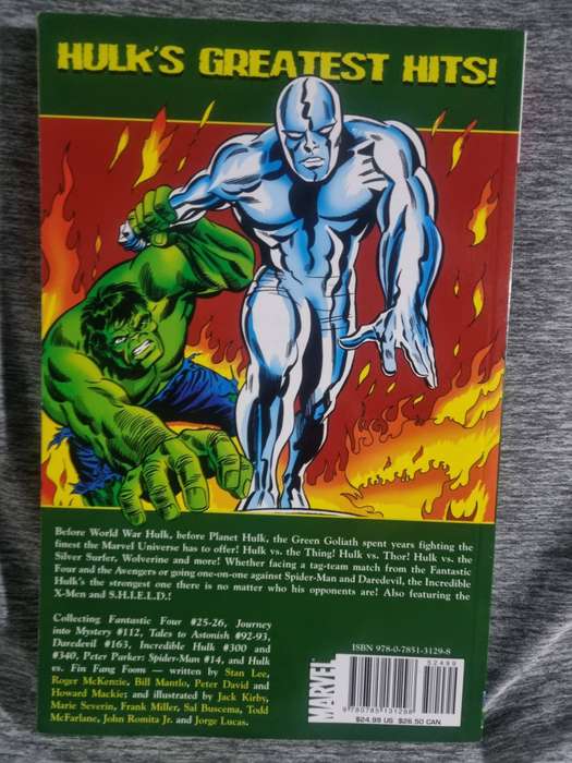 Hulk Vs The Marvel Universe [ISBN 9780785131298](Marvel Comics)