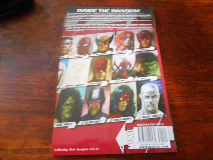 The New Avengers Secret Invasion [ISBN 9780785129479] (Marvel )