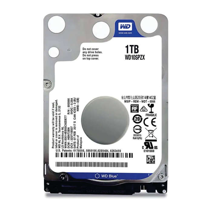 WD Blue 1TB 2.5-inch SATA HDD for Laptops Mini Pcs