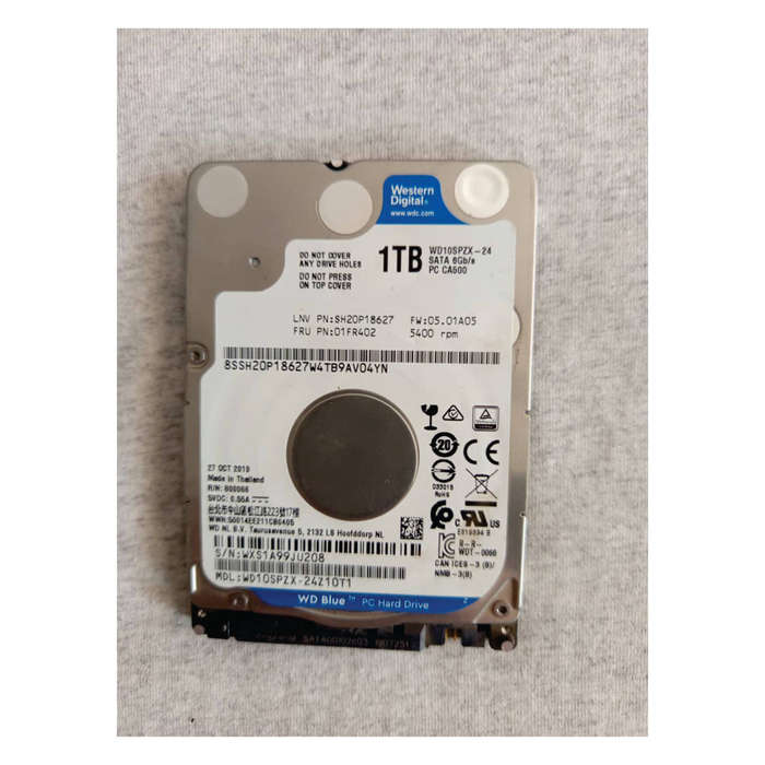 WD Blue 1TB 2.5-inch SATA HDD for Laptops Mini Pcs