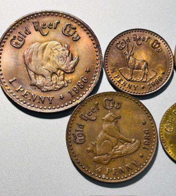 PAUL KRUGER WILDLIFE GOLD REEF CITY TOKEN HIGHLY COLLECTABLE