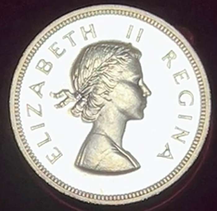 1954 PROOF 2 ½ SHILLING Union Coin SPOTLESS GRADING QUALITY WHAT A STUNNER3150 MINTAGE
