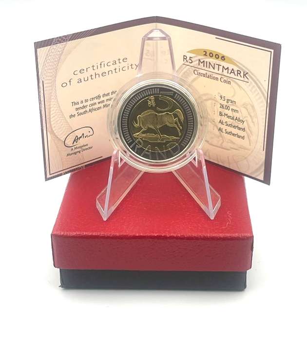2006 Oom Paul Mintmark R5 *** Mintage ONLY 957 *** With Certificate in original box