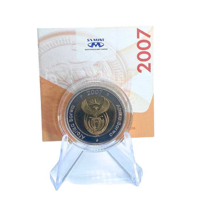 2007 South Africa Oom Paul Mintmark R5 *** Mintage ONLY 2354 *** With Certificate in original box