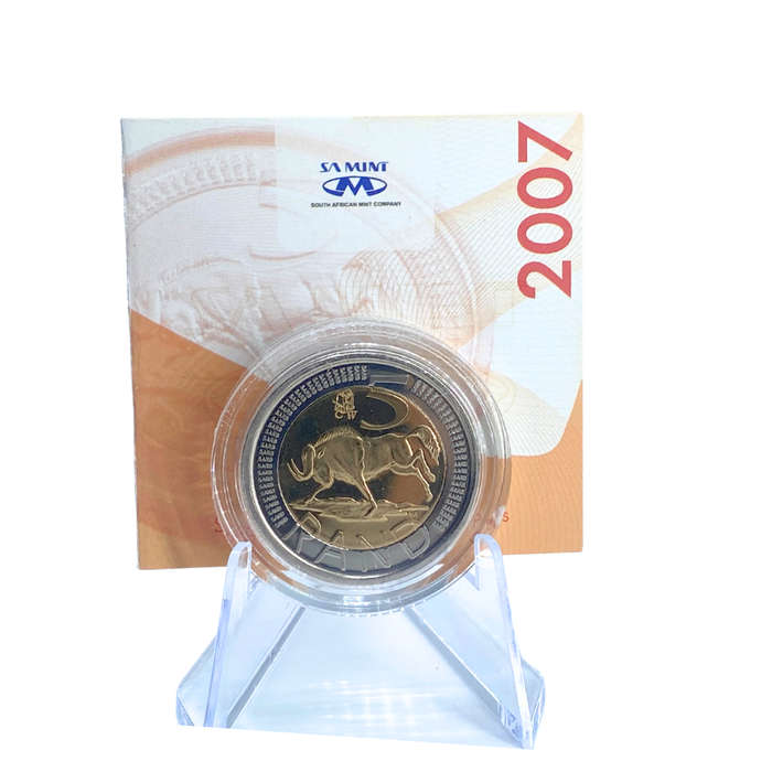 2007 South Africa Oom Paul Mintmark R5 *** Mintage ONLY 2354 *** With Certificate in original box