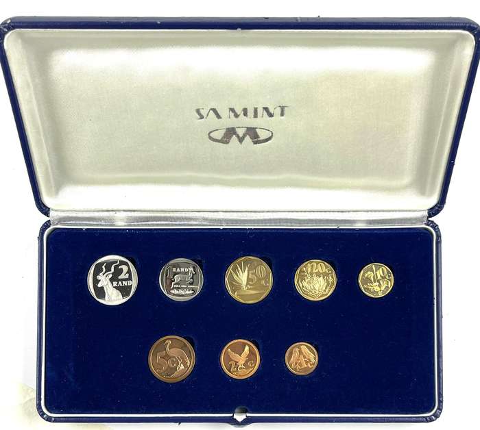 1993 South Africa Proof Coin Set **Mintage ONLY 7790**