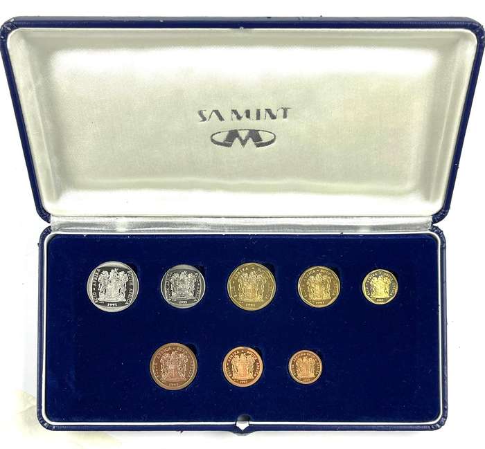 1993 South Africa Proof Coin Set **Mintage ONLY 7790**