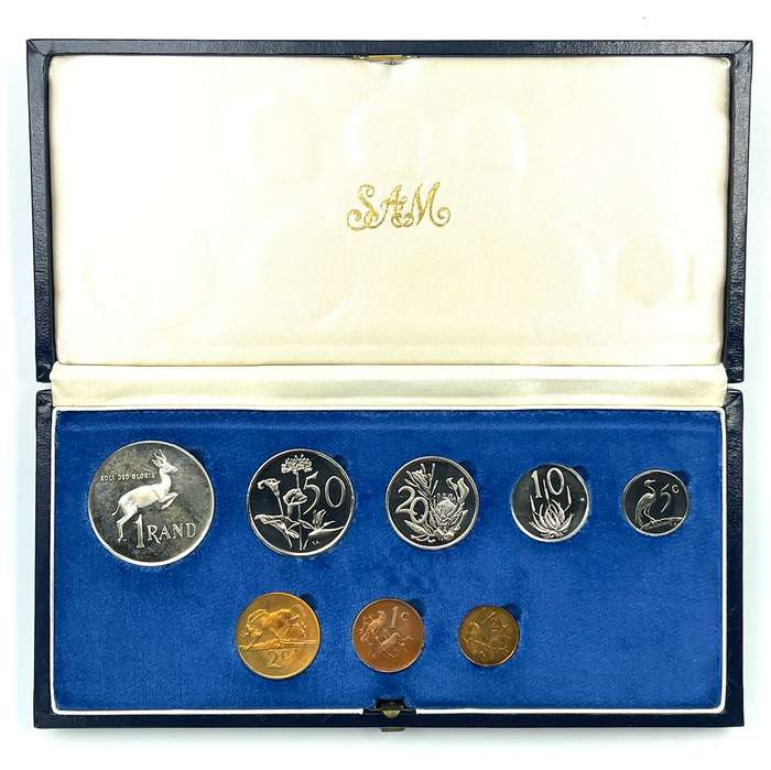 1979 South Africa Proof Coin Set in original mint box **Mintage ONLY 5000**