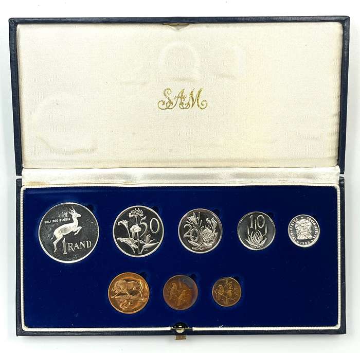 1983 South Africa Proof Coin Set in original mint box **Mintage ONLY 6835**