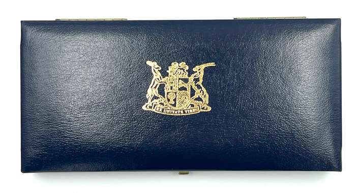 1992 South Africa Proof Coin Set in original mint box **Mintage ONLY 10263**