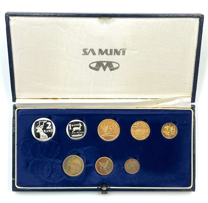 1992 South Africa Proof Coin Set in original mint box **Mintage ONLY 10263**