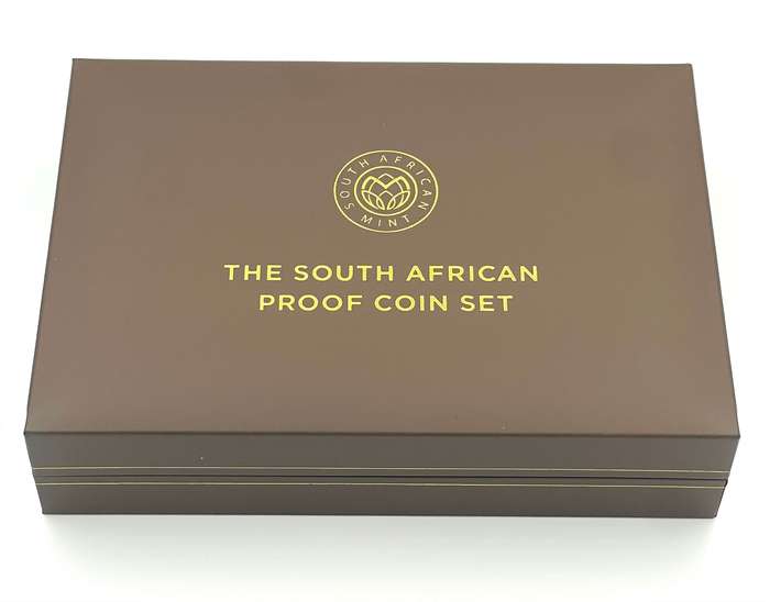 2021 South Africa Proof Coin Set in original mint box **Mintage ONLY 438**