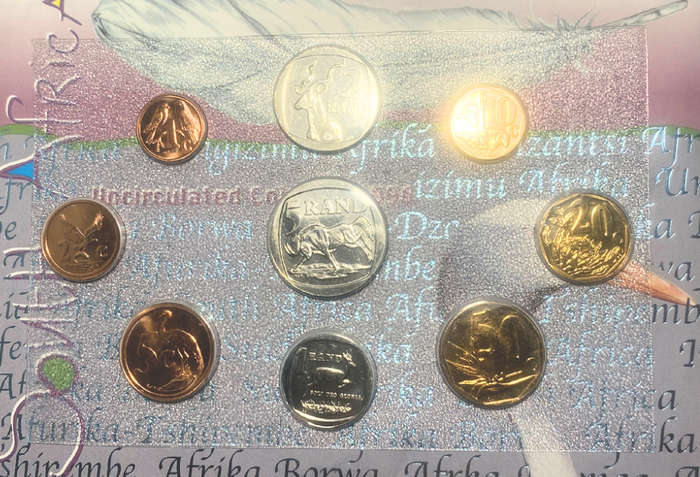 1996 South Africa (UNC) Uncirculated Mint Set * **Mintage ONLY 11,676**