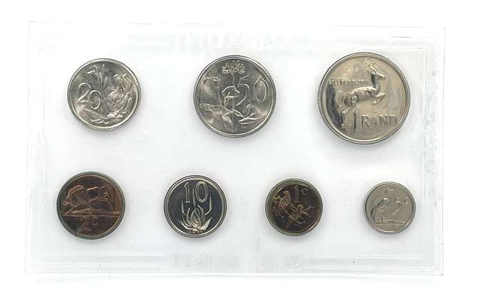 1987 South Africa (UNC) Uncirculated Mint Pack Set * **Mintage ONLY 7,642**