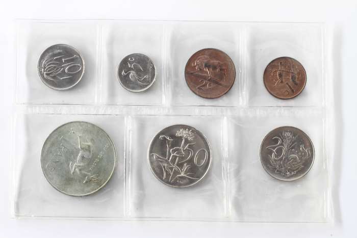 1968 Afrikaans Suid Africa (UNC) Uncirculated Mint Pack Set (Silver R1) * **Mintage ONLY 20,100**