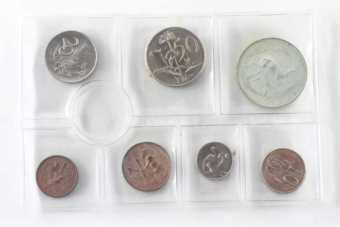 1968 English South Africa (UNC) Uncirculated Mint Pack Set (Silver R1)* **Mintage ONLY 20,000**