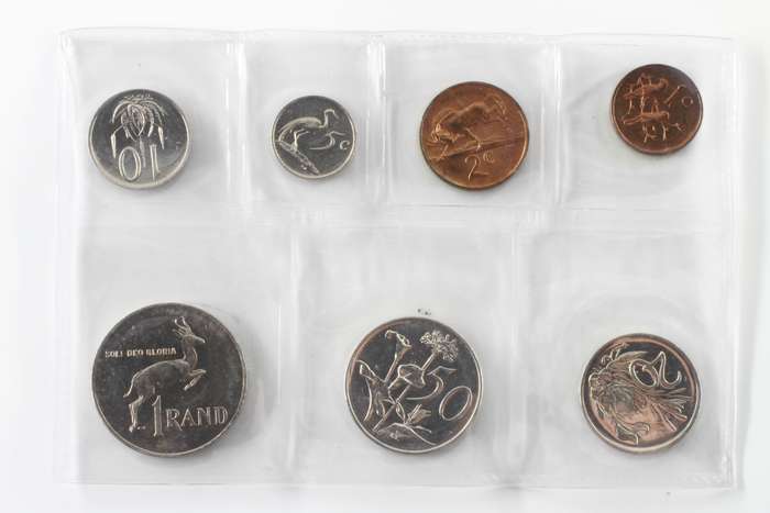 1986 South Africa (UNC) Uncirculated Mint Pack Set * **Mintage ONLY 9,100**