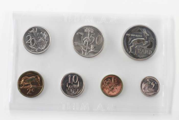 1987 South Africa (UNC) Uncirculated Mint Pack Set * **Mintage ONLY 7,642**