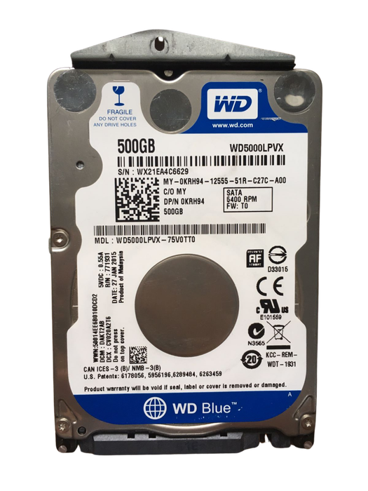 Western Digital Blue 500GB 2.5" HDD