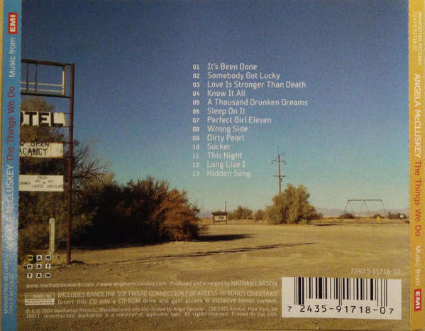 Angela McCluskey - The Things we Do (Music CD)