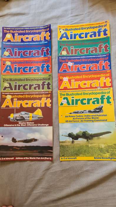 Valuable Collectors Illustrated Encyclopaedia of Aircraft edition 1 to 216