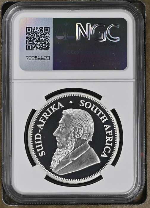 2022 Silver Krugerrand 1oz Rhino Privy NGC PF69