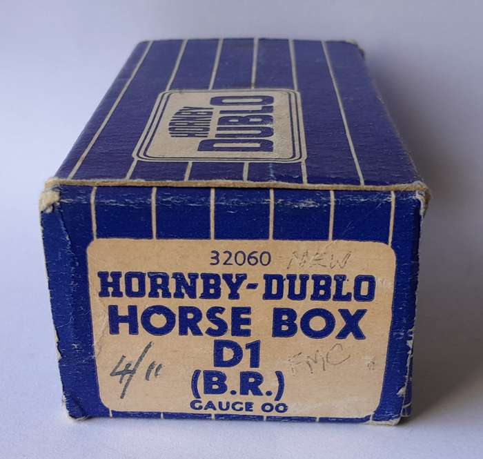 Hornby Dublo D1 Horse Box (B.R.). No : 32060. Mint In Box (Last One).