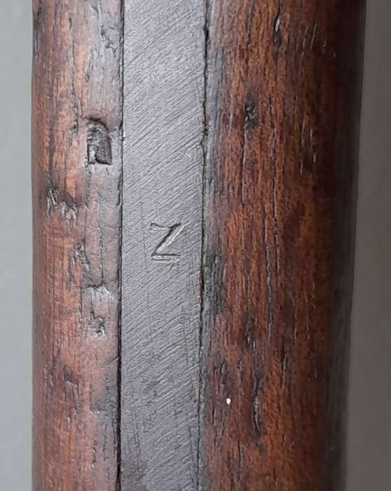 S.A. Police Issue WW2 1907 Pattern Wilkinson Sword Bayonet With Rare Brown Leather Scabbard.
