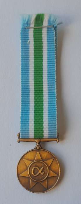 Unitas Miniature Medal.