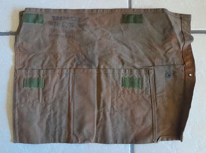 Vintage SADF R4 Rifle Cleaning Kit Holder (Holder Only).