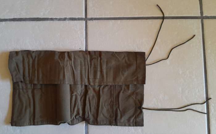 Vintage SADF R4 Rifle Cleaning Kit Holder (Holder Only).