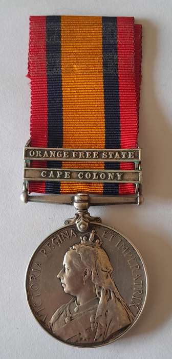 Boer War Queen South Africa Medal To "1036 Private W.J. Jones Cape Police Distr. 1".