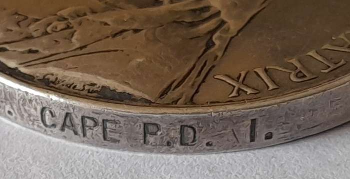 Boer War Queen South Africa Medal To "1036 Private W.J. Jones Cape Police Distr. 1".