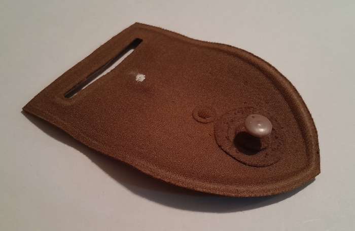 SADF Chief of Staff Bravo Company Tupper Shoulder Flash.  Pin Intact.